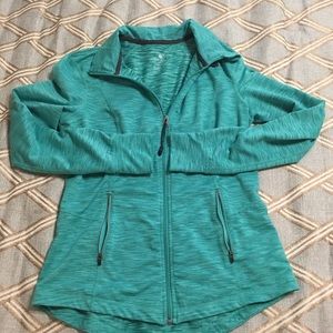 Tangerine workout jacket